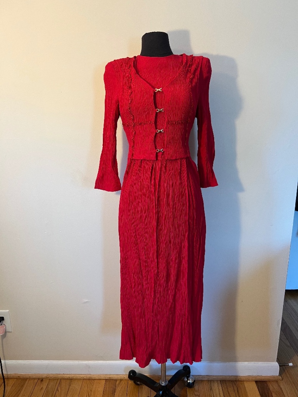 Miss Dorby Vintage Red Midi Dress